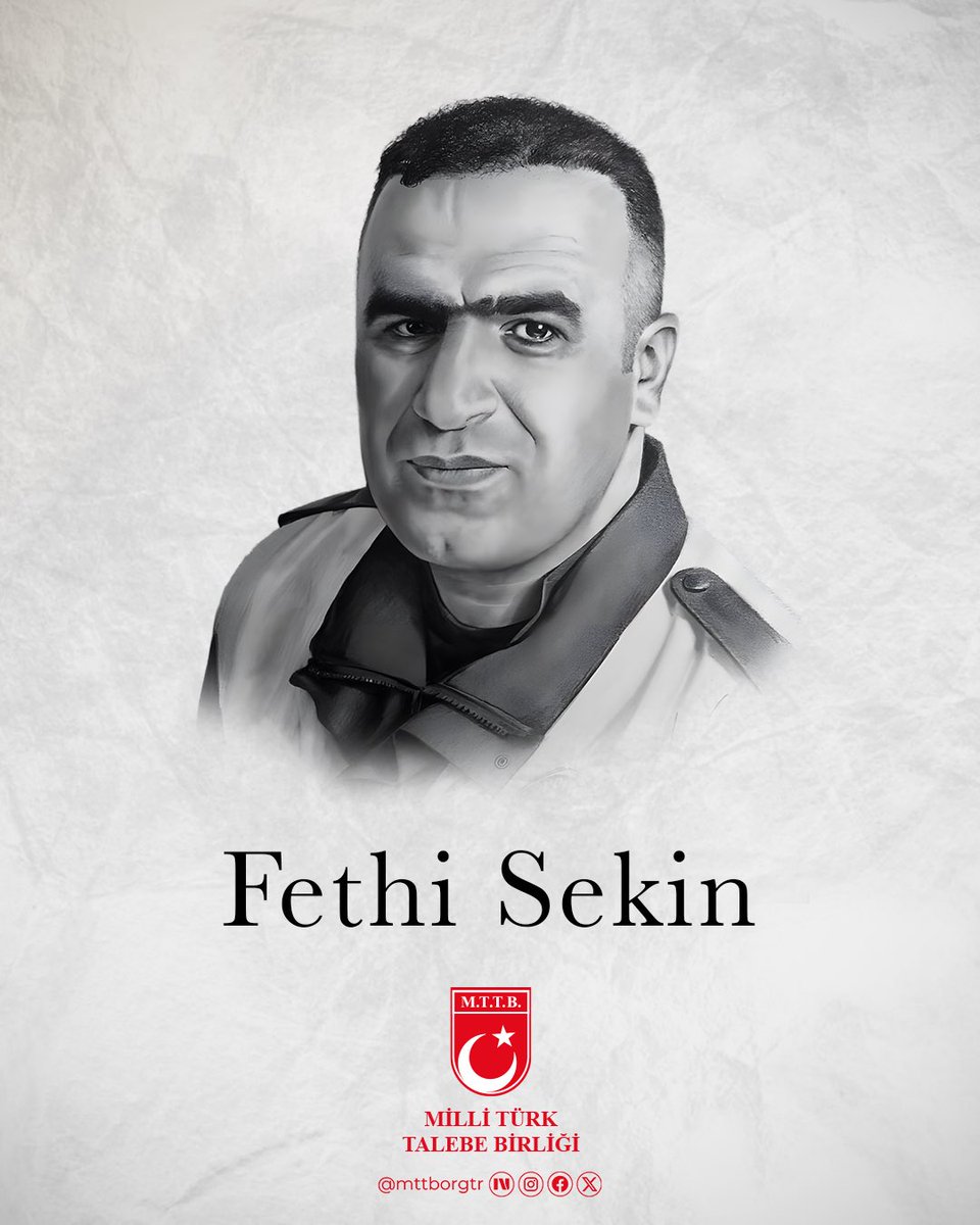 Vatanımızın bölünmez bütünlüğüne kasteden hain girişimi canı pahasına durdurarak şehadete yürüyen kahraman polis memurumuz Fethi Sekin’i, şehadetinin sene-i devriyesinde rahmetle yâd ediyoruz.