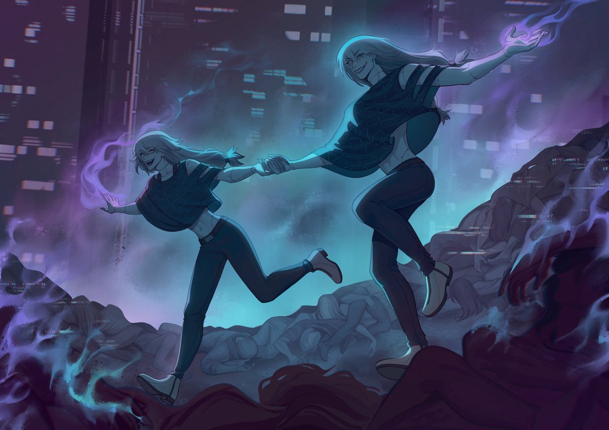 miasmareninto's tweet image. my work for mahito zine❤
#jjk #jujutsukaisen #mahito