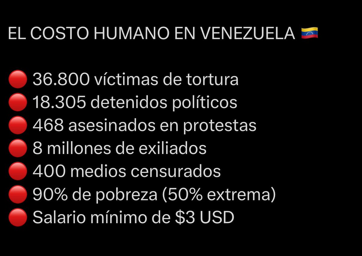 Don Ariel sus discursos acerca de Venezuela no coinciden con la realidad;