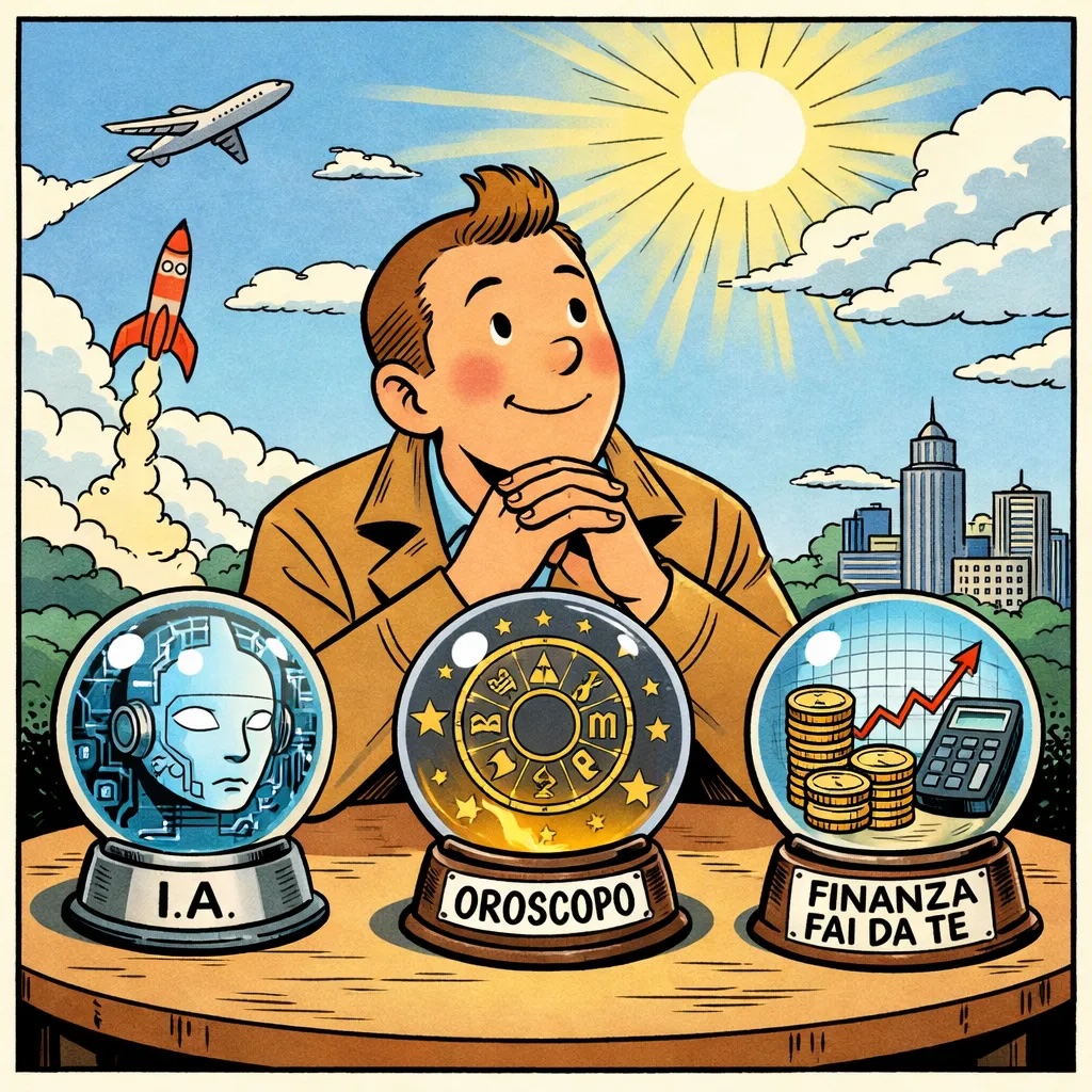 RomaReport's tweet image. Quando il futuro fa rumore: oroscopi, IA e finanza personale. Resistere all’incertezza in tempi di rage bait / di @foscocasantica 
romareport.it/quando-il-futu…