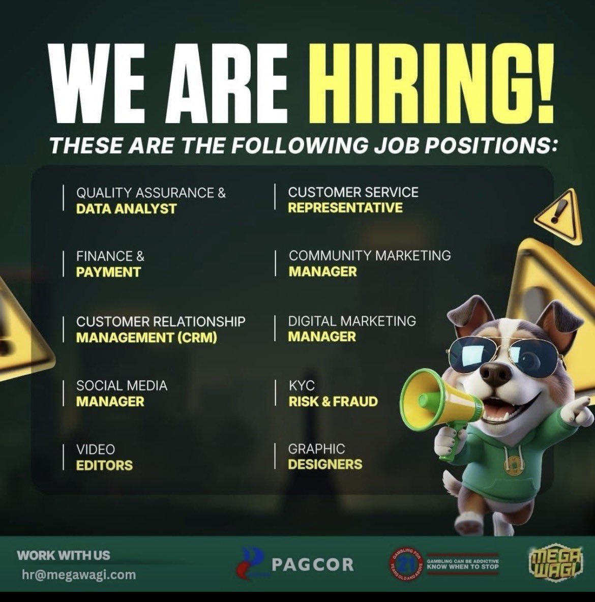 Alqaurawie__'s tweet photo. OPEN ROLES HIRING 🚨
​
-​Q A &amp; Data Analyst
-​Customer Service Representative
-​Finance &amp; Payment
-​Community Marketing M
-​Digital Marketing M
-​Social Media M
-​Video Editors
-​Graphic Designers

To join..? 
RT, Follow, tag frnd, and Comment Your Role, I’ll DM You https://t.co/54yS39dMvR