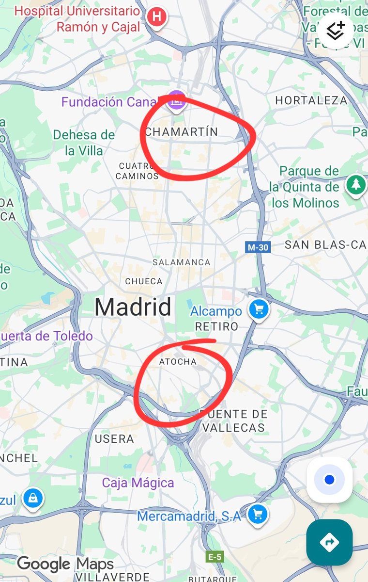 Si los trenes a Barcelona saliesen desde chamartín y los de Alicante desde atocha estoy bastante seguro de que se ahorrarían al menos 20min de viaje. También estoy bastante seguro de que si fuese así, chamartín no seguiría dando asco, pero por lo que sea no interesa.
