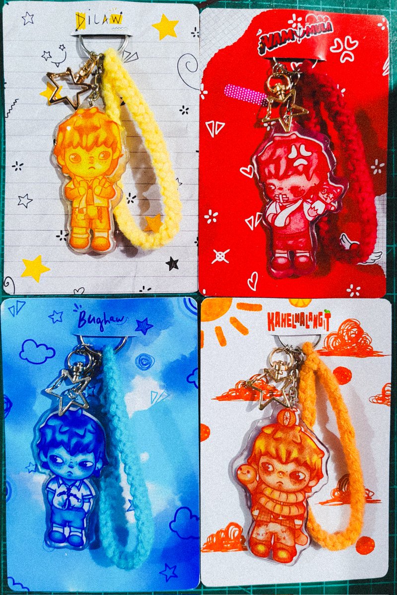my kolor keychains🌈 still open for comms if anyone's interested hehe