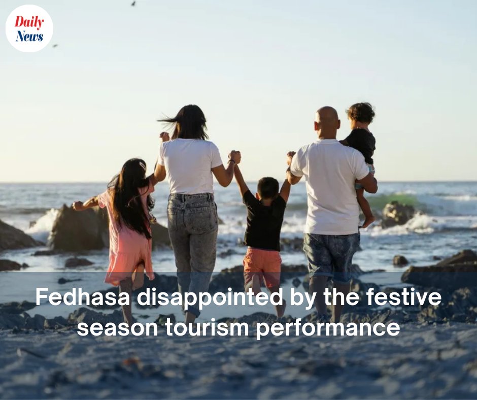 DailyNewsSA's tweet image. Fedhasa reports "mixed bag" for SA's festive season tourism: High-end destinations held steady at 80-85% occupancy, while other areas struggled with shorter season. 
Read on: dailynews.co.za/news/south-afr…
#SATourism #FedhaSA
