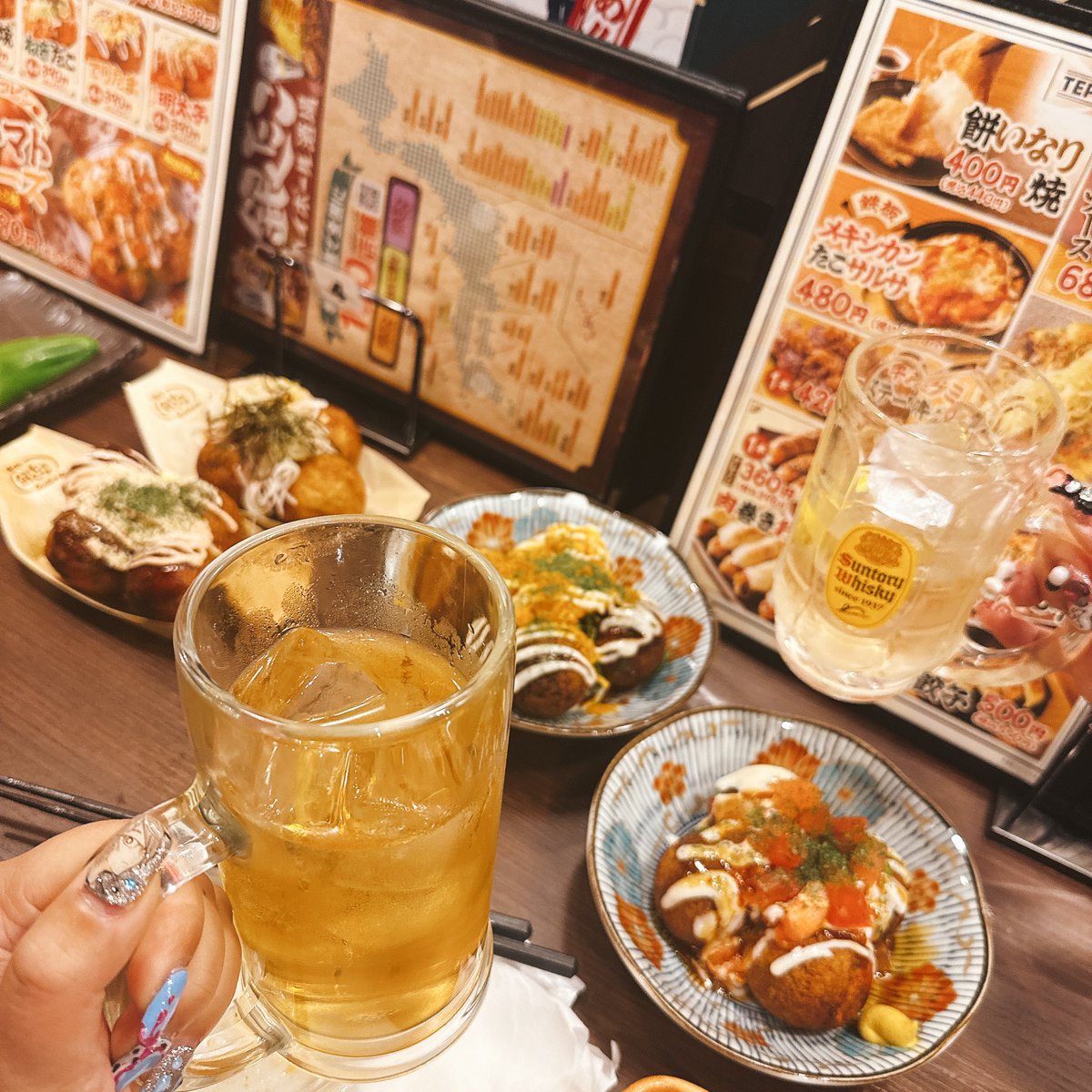 8runa10's tweet image. 今年2回目飲酒♡