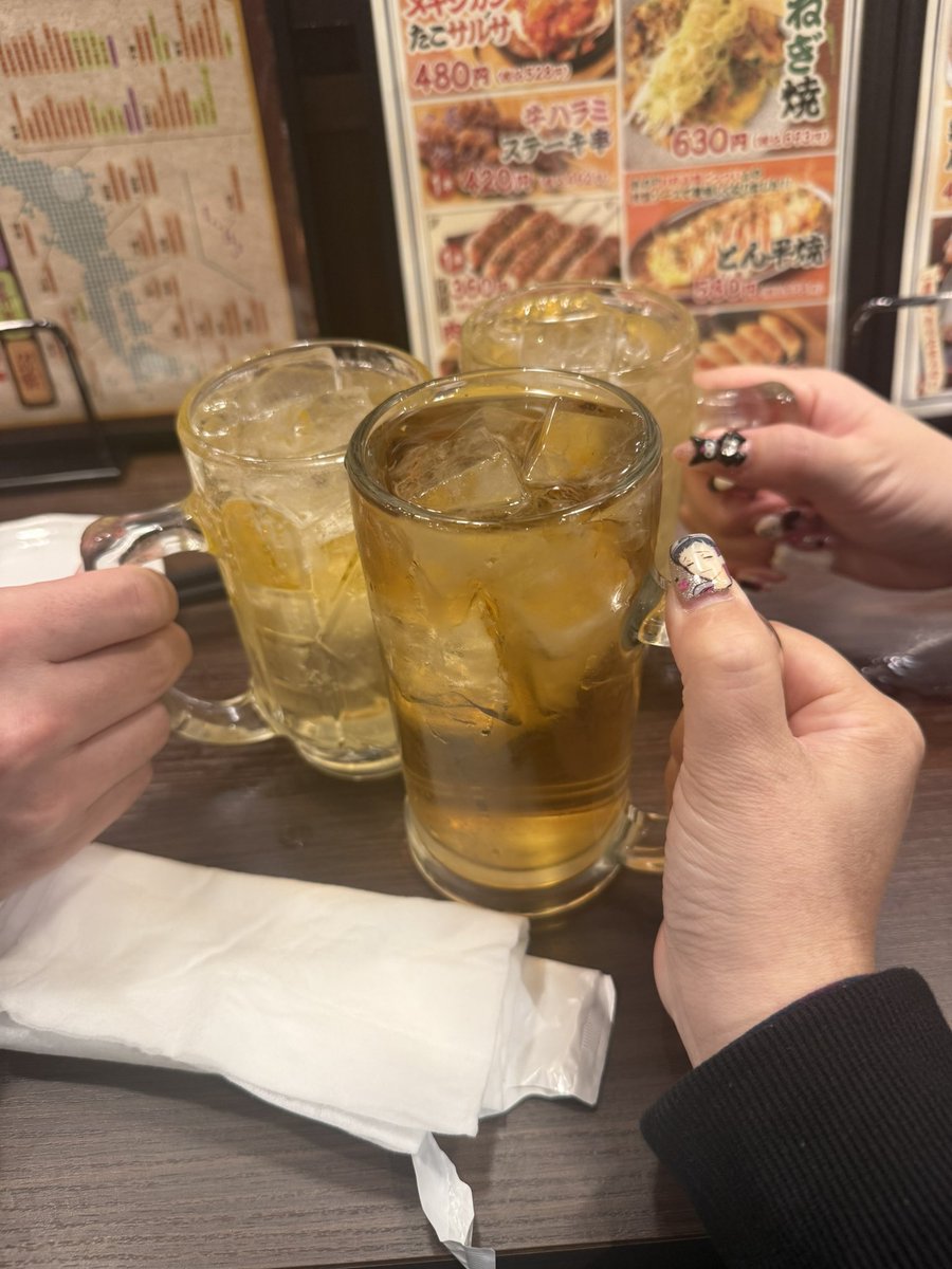 8runa10's tweet image. 今年2回目飲酒♡