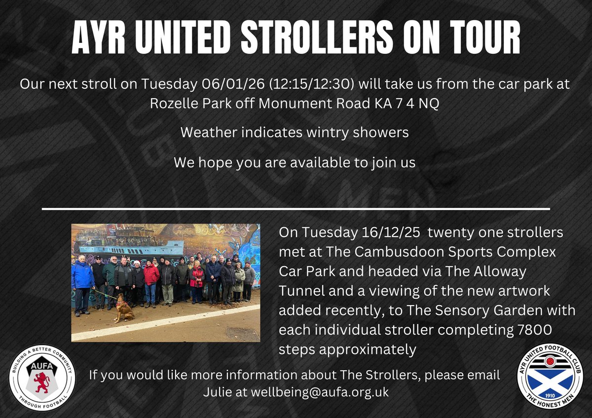 Details for our next stroll 👣

#WeAreUnited