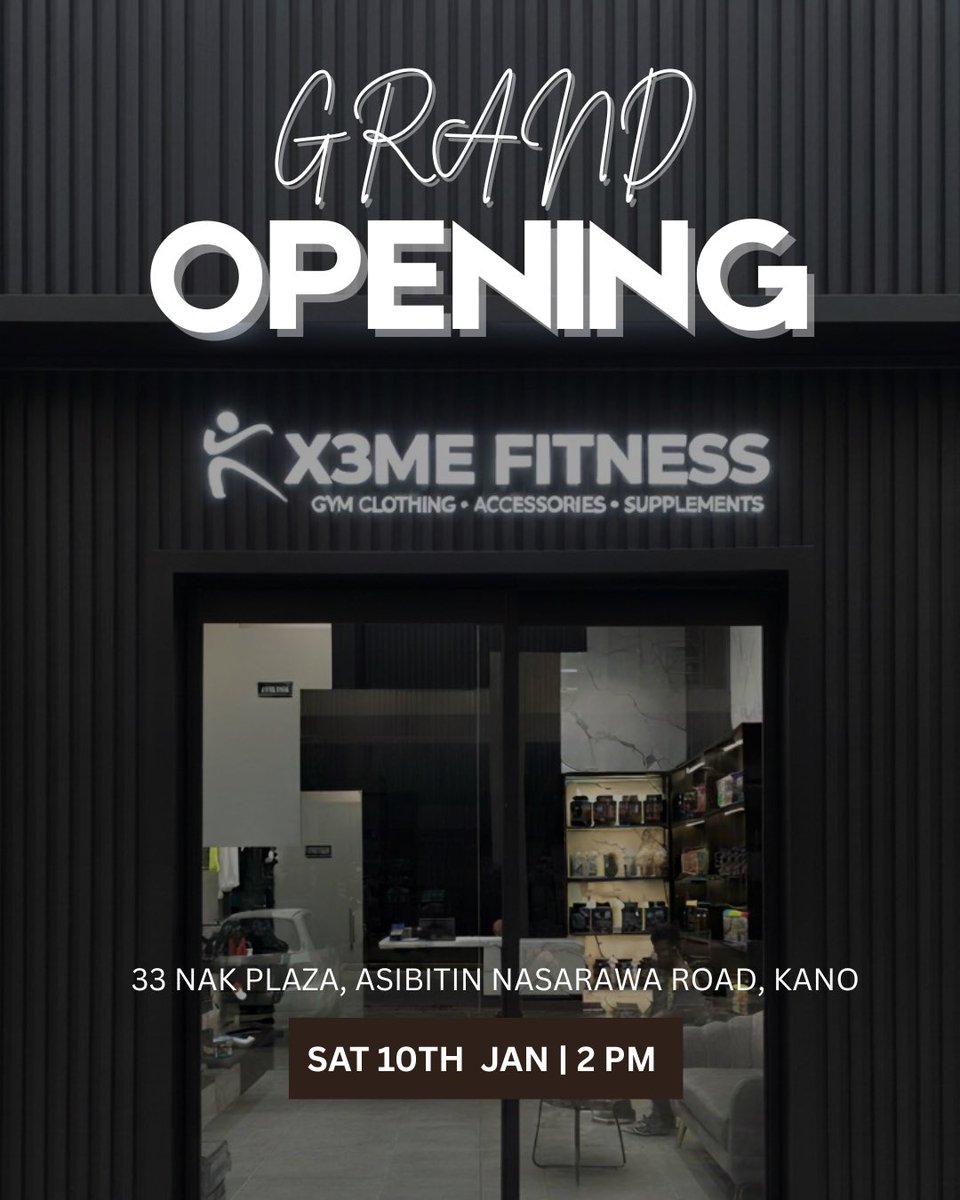 AdamMaikifi's tweet photo. 5 years Later, I’m inviting y’all to our Grand opening (kano branch) 

See you there 🙏🏽❤️

If you can’t make it, prayers are really appreciated 🙏🏽❤️ https://t.co/07EqFzvaqE