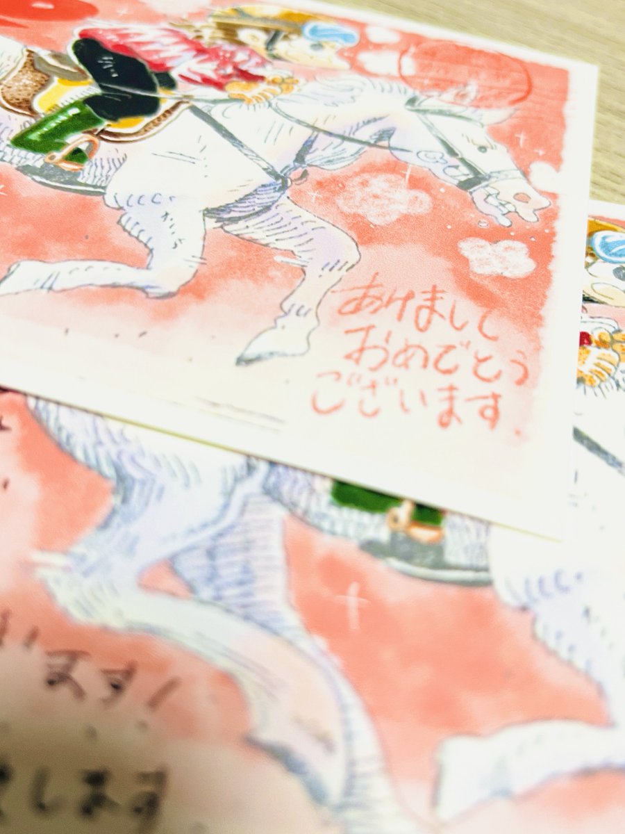 第一陣、明日発送予定です！
ご購入の方にはお年賀状を入れております🙏直筆のイラストもちょっちら描いてるのでお楽しみに！！！

スウェット（オーダー品）のご購入の方は、もうしばらくお待ちください📦