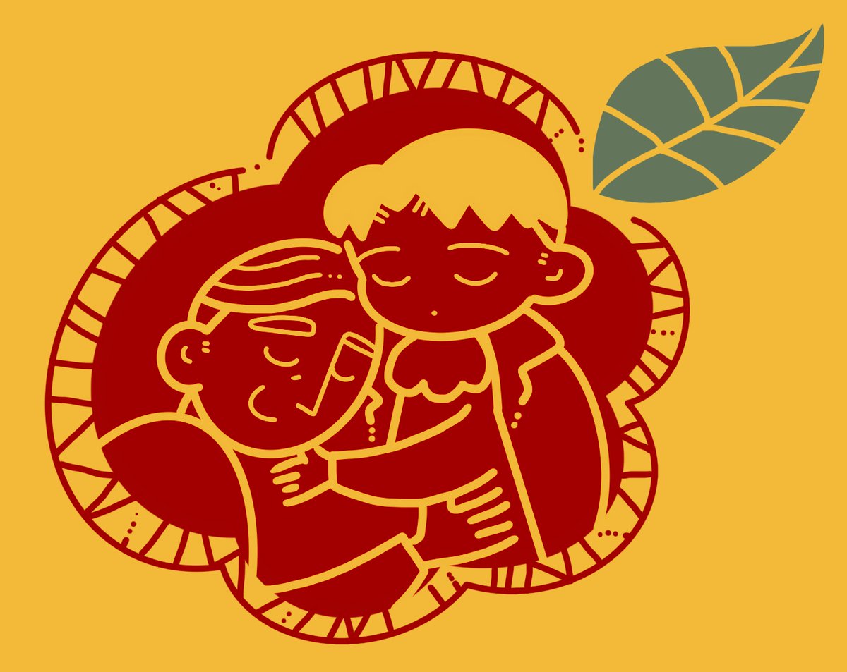 久々にラッキーカラーで絵を描くやつ　エルリ　真紅