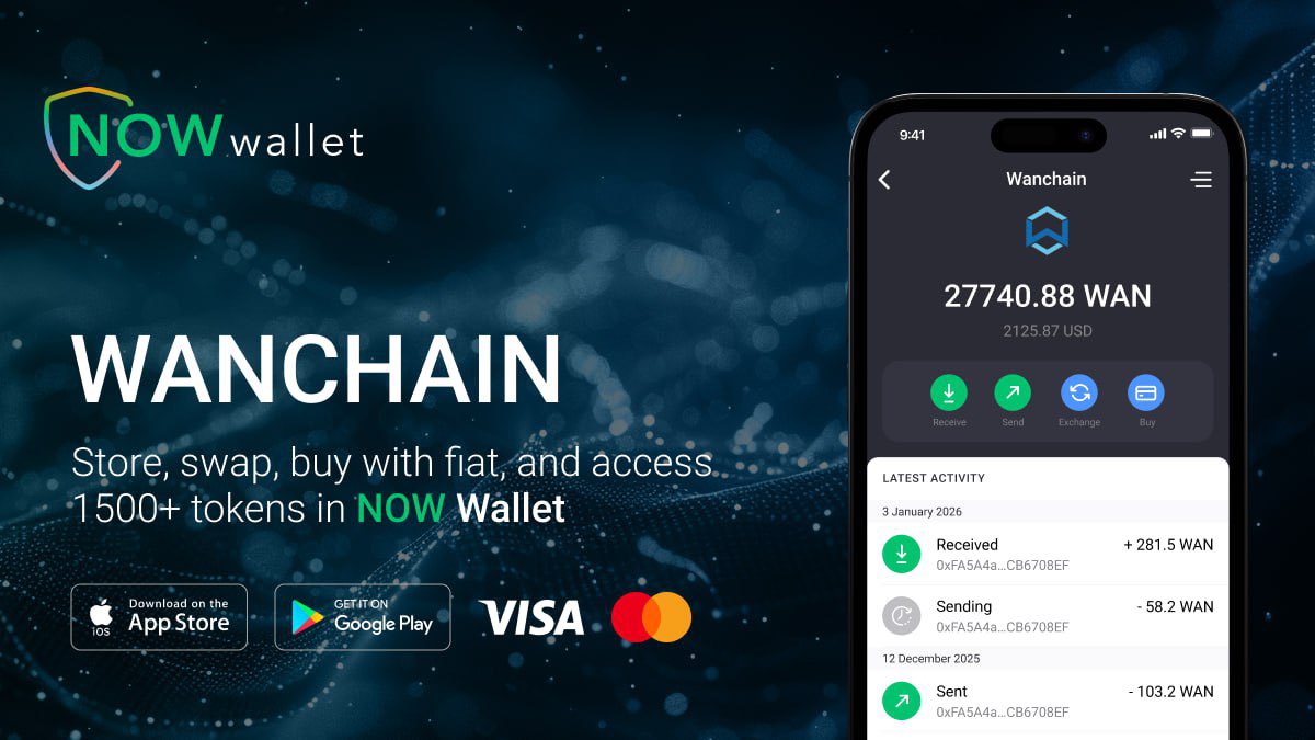 You might not see it at first – but <a href="/wanchain_org/">Wanchain</a> is everywhere.

Running beneath apps, bridging EVM and non-EVM chains, moving value across the multichain world with battle-tested uptime. Quiet infrastructure. Massive reach.

Get $WAN in NOW Wallet:
🔗 walletnow.app.link/Xdownload