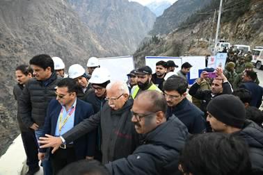 Amitraaz's tweet photo. Power Minister Today inspected all three projects of Chenab Valley Power Projects Ltd(#CVPP), namely Pakal Dul (1000 MW), Kiru (624 MW), and Kwar (540 MW), and held a review meeting with the project heads and contractors. https://t.co/8NxsahYaEC