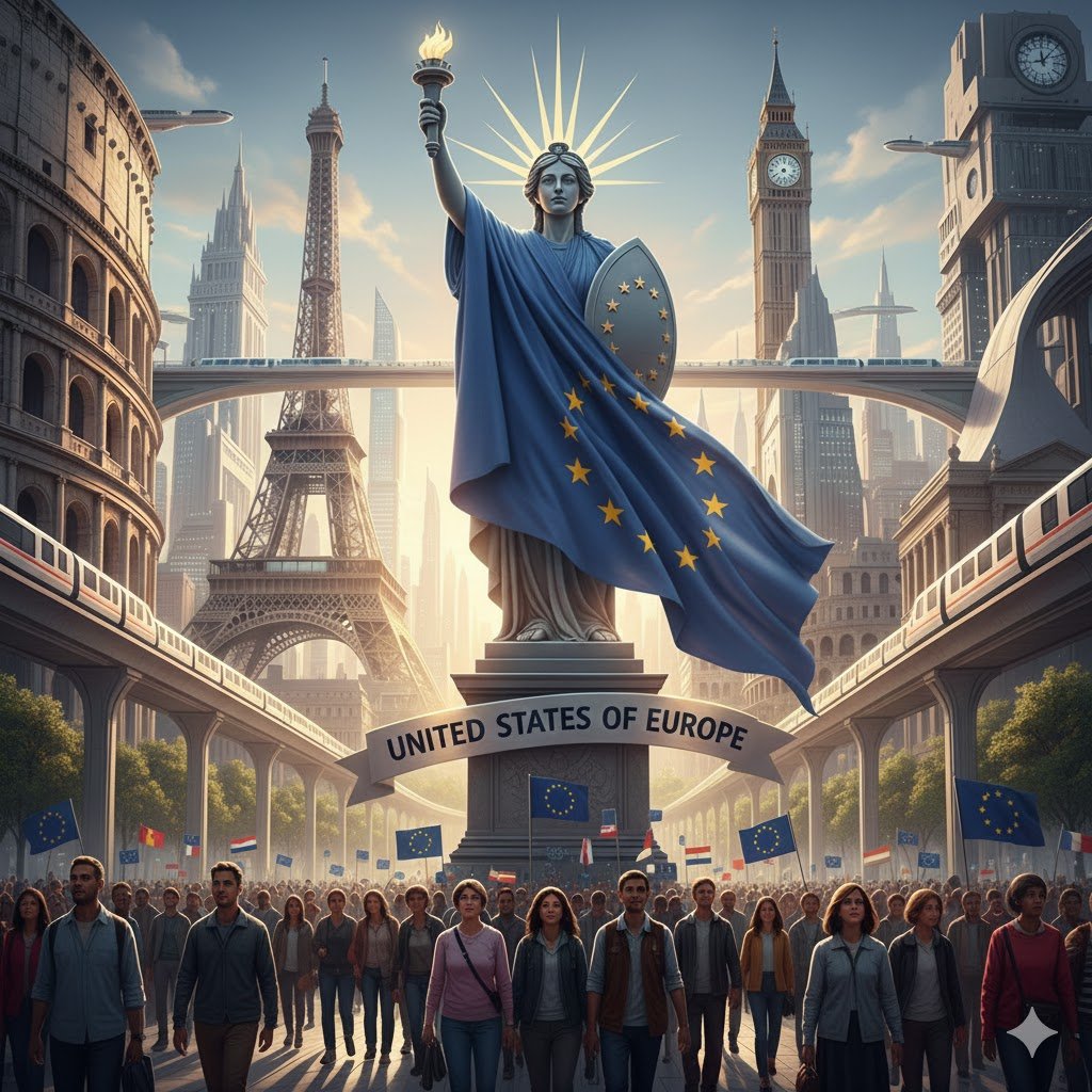 ObsDelphi's tweet photo. 🇪🇺Pensez-vous qu'il est temps de passer à une Europe fédérale ?

Face aux menaces actuelles, l'Europe est dans une situation difficile. Seule ? Non ! Car elle est accompagnée de son immense potentiel économique.

Les États-Unis d'Europe sont-ils la solution d'après vous ?