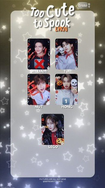 交換・譲渡】GMMTV FANIVAL ハロウィントレカ 交換 譲:数字 求