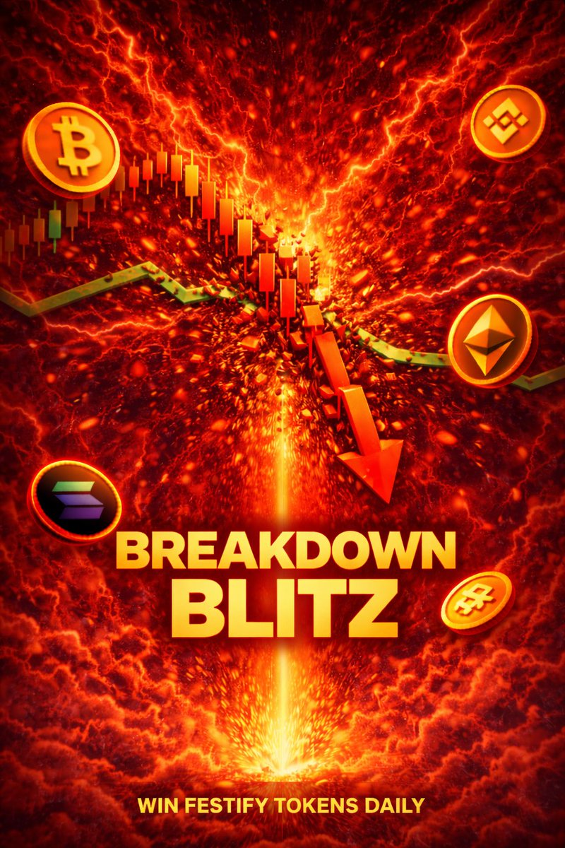Festifyofficial's tweet photo. 🔻 Crypto Clash: Breakdown Blitz
Supports break.
Volatility explodes.

Play now 👉 https://t.co/0qKFxf1tfT

#Festify #CryptoClash #BreakdownBlitz #CryptoGame #TradingContest https://t.co/WL0Txqdx1u
