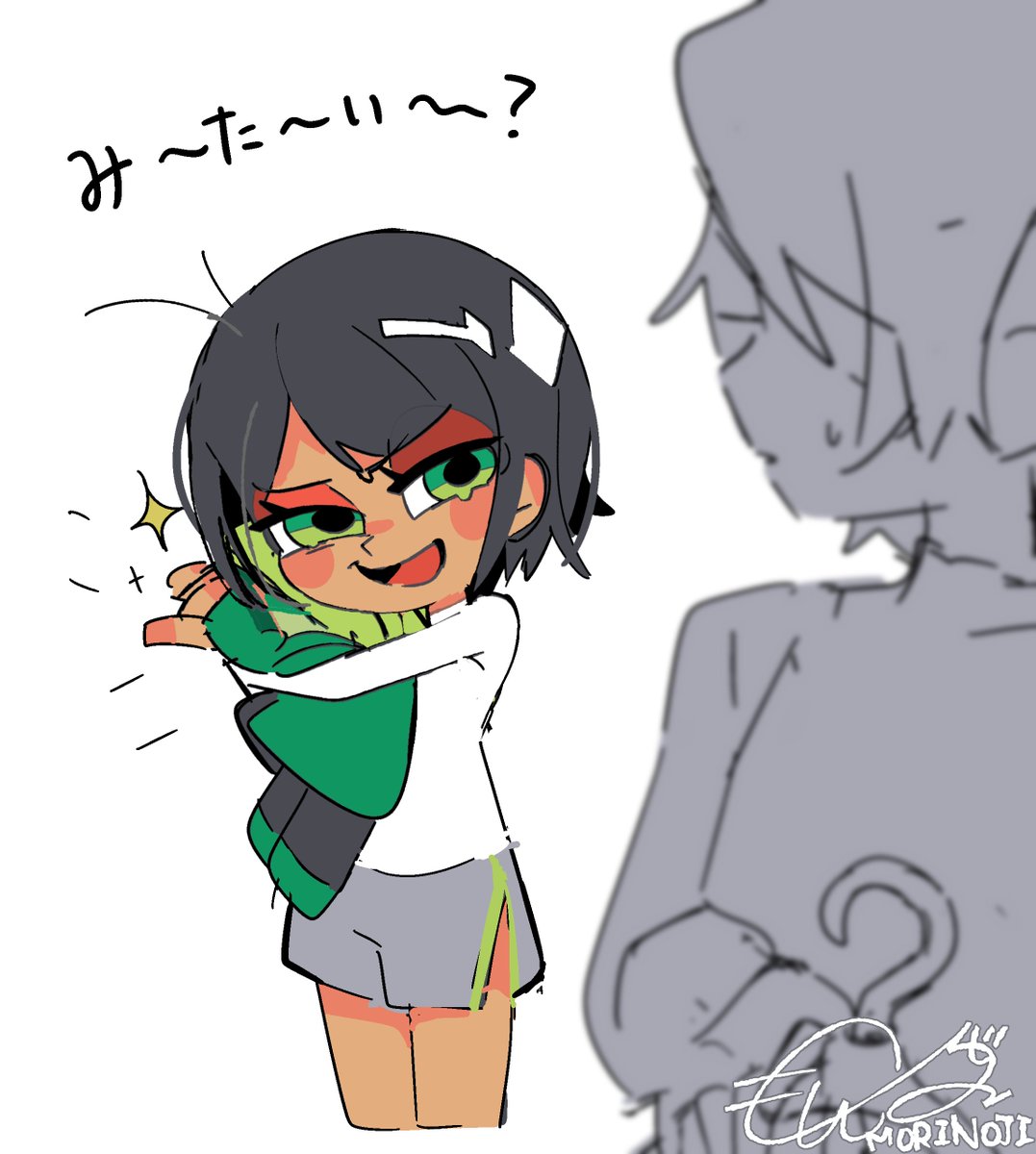 モリオさん専用画面 アニメ「#モブサイコ100 III」×「#サンリオキャラクターズ 」描き