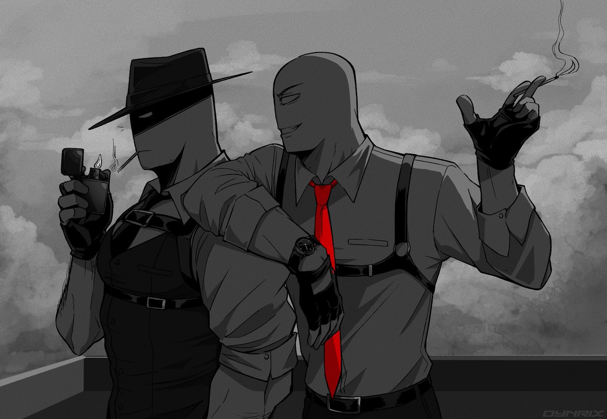 JustHyix's tweet image. "we literally just found each other"

2 OC belong to me.