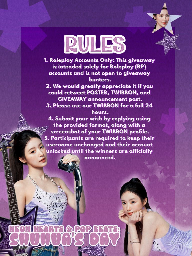 DoseOfShu's tweet image. ᅠ
✮ Turn up the energy with an 𝗲𝘅𝗰𝗹𝘂𝘀𝗶𝘃𝗲 𝗴𝗶𝘃𝗲𝗮𝘄𝗮𝘆, made for those who love standing out and shining brighter. This is your chance to be part of a retro future fantasy that feels iconic from the very first glance.🎙️
ᅠ