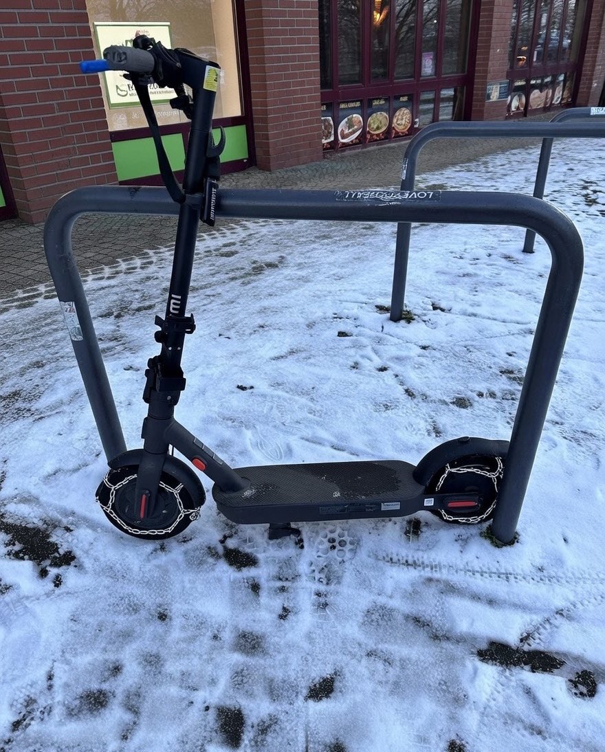 Schneeketten laufen einwandfrei