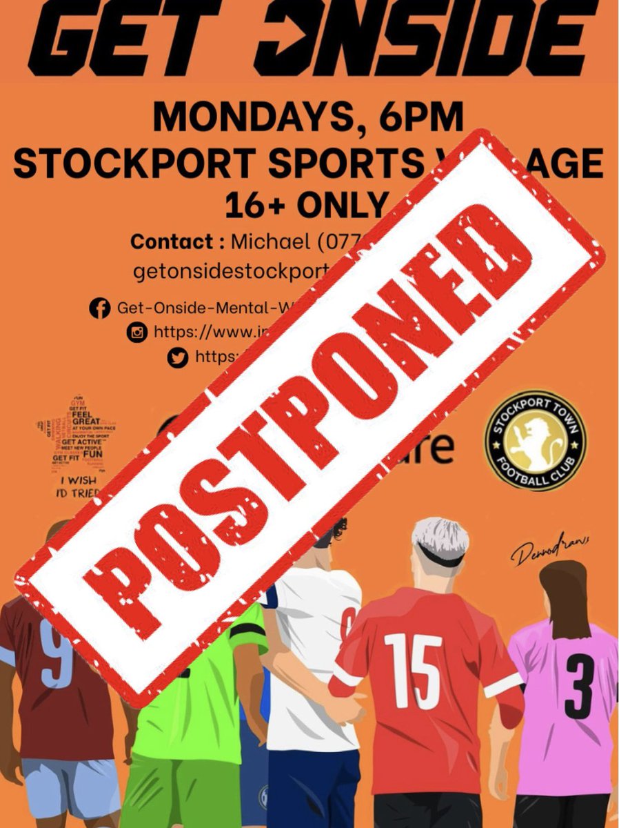 Get Onside Mental Wellbeing Football - Stockport tweet media