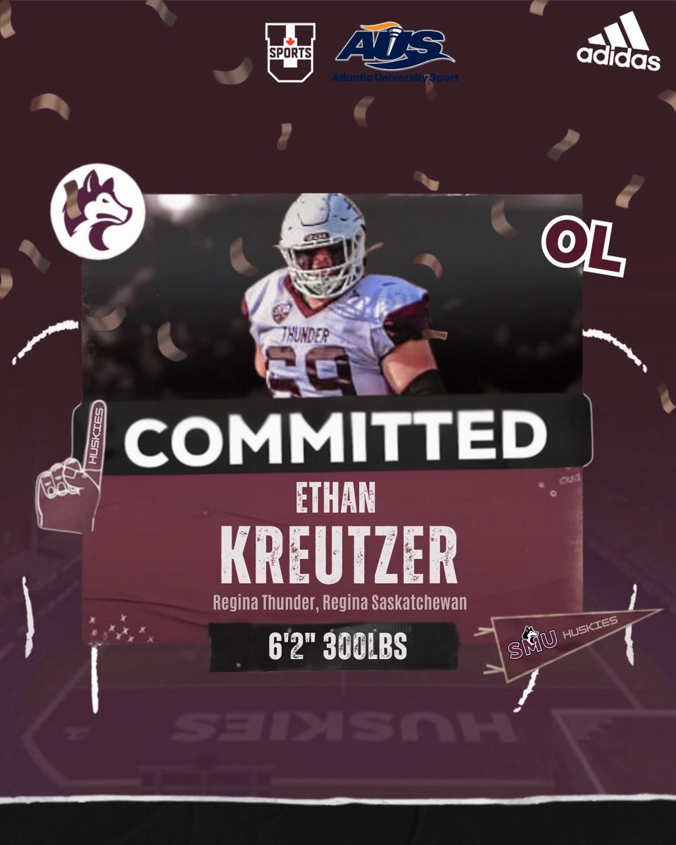 smuFTBL's tweet image. We are thrilled to announce the commitment of Ethan Kreutzer from Regina, SK, to our Pack!