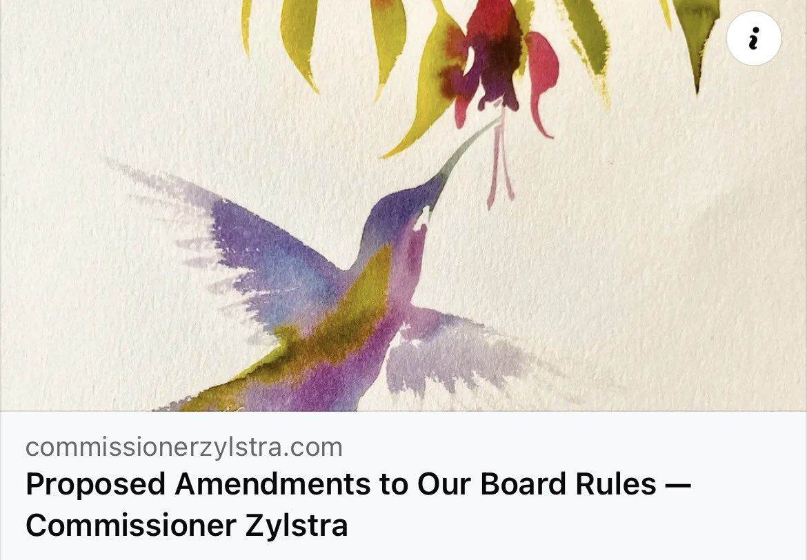 When we talk about “good government,” we aren’t usually talking about high-profile debates or campaign slogans. We’re talking about the internal rules and procedures that determine how decisions are made.
 
To that end, I’ve proposed a small set of amendments to our Board Rules