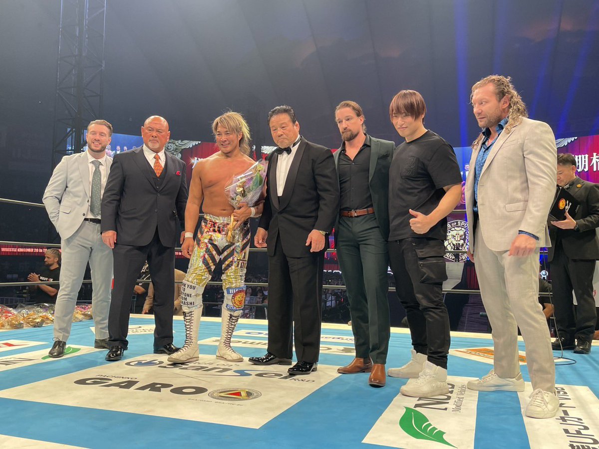 WeRWrestlingg's tweet image. NJPW Legend Hiroshi Tanahashi Has Officially Retired! 

THE ACE &amp;amp; GOAT OF NEW JAPAN PRO WRESTLING💐🔥

#wrestlekingdom #hiroshitanahashi #njpw #theace #prowrestling