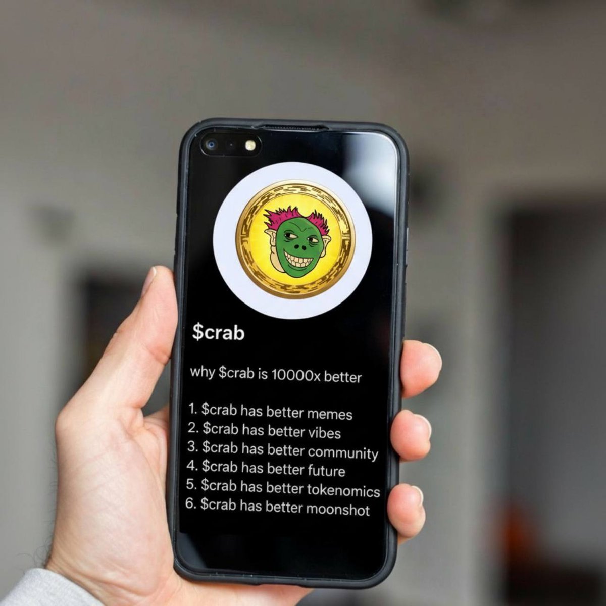 ARE YOU LOOKING FOR REASONS TO BUY $CRAB, THE OG OF MATT FURIE, CREATED BEFORE $PEPE AND THE BOYS CLUB?