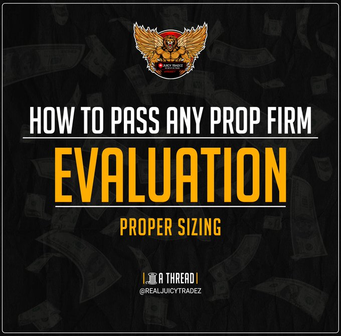 RealJuicyTradez's tweet photo. I couldn’t pass a 50K account no matter how good my entries were…

Turns out, position sizing was the real problem.

This thread breaks down the exact sizing framework I use now 🧵👇 https://t.co/f7nigVn5Bt