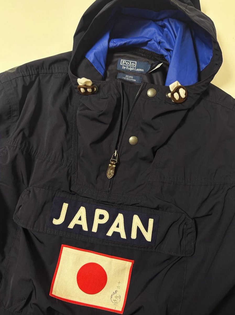 StreetNightLive's tweet image. First look at the upcoming Japan Anorak from the Polo Ralph Lauren + Beams collab