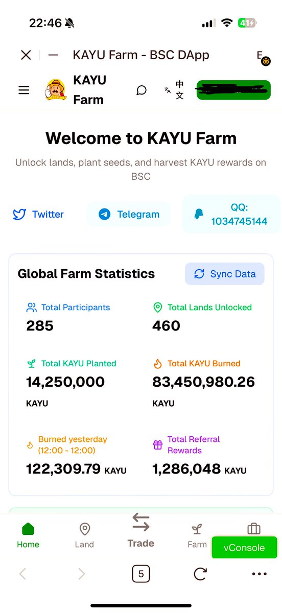 Welcome to KAYU Farm！
#kayu #BNB  #defi
