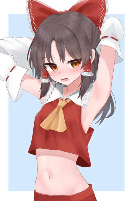 初描きは霊夢さん!!