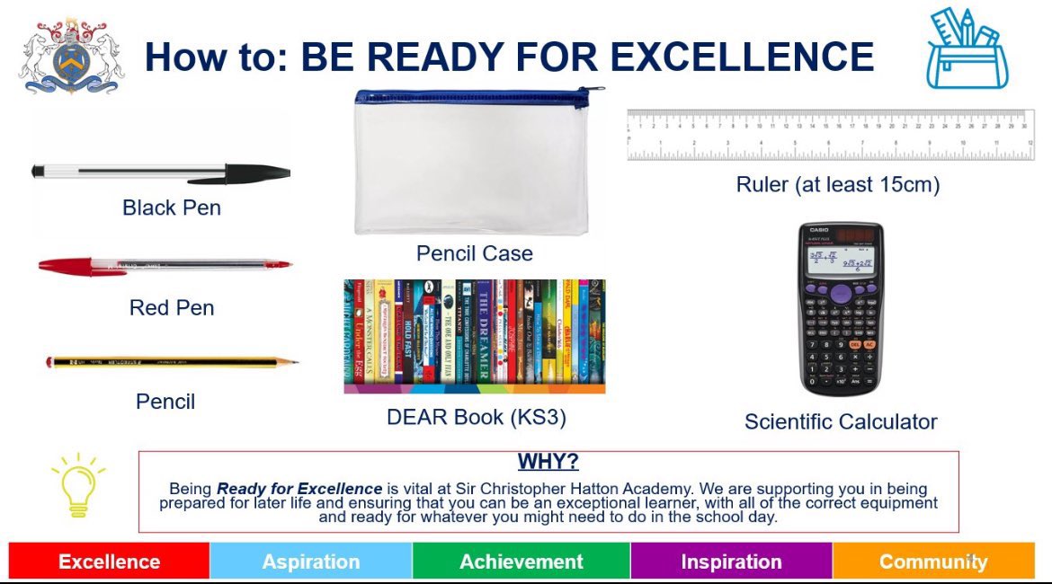 HeartofHatton's tweet photo. We hope you all had a fantastic break! We cannot wait to welcome you back tomorrow. As you prepare for your return tomorrow please remember to be: 
✅Dressed for Excellence 
✅Ready for Excellence https://t.co/xlpNIkMMg2