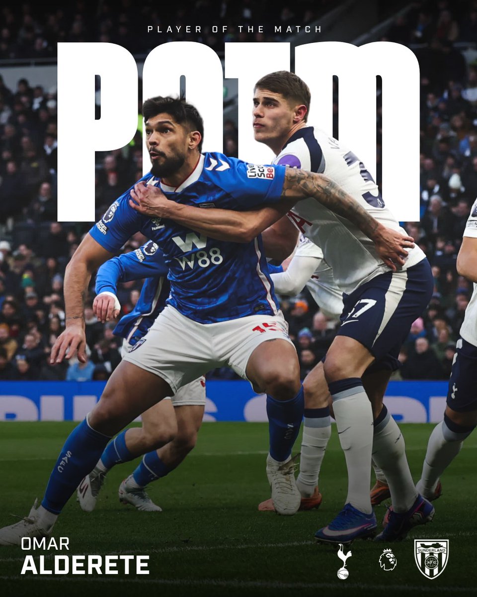 Aggressive out of possession, composed in it.

Omar Alderete is your #TOTSUN POTM 👏🇵🇾