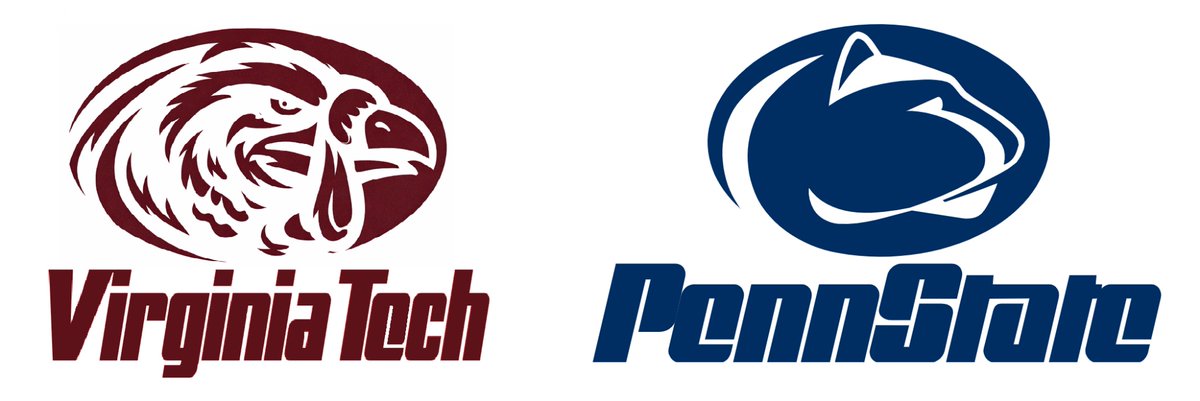 TarRiverRunning's tweet photo. @HokiesFB considering a logo change? @coachjfranklin @PennStateFball https://t.co/dcDqHvP1an