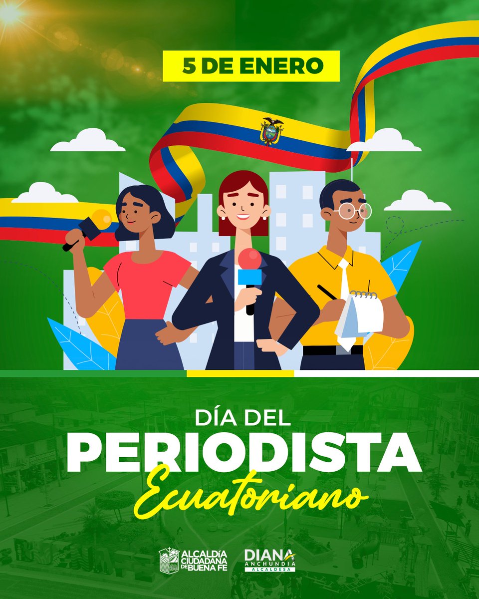 Felicitamos a todos quienes abrazan esta profesión y a través la palabra y la acción, asumen el compromiso inquebrantable de informar con HONESTIDAD, RESPONSABILIDAD Y OBJETIVIDAD, 

#AlcaldíaCiudadanaDeBuenaFe