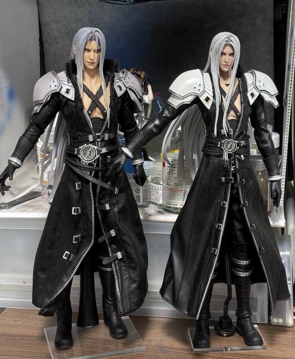 A-FX Studioセフィロス 開封後すぐに素体変更(画像は既に変更済み