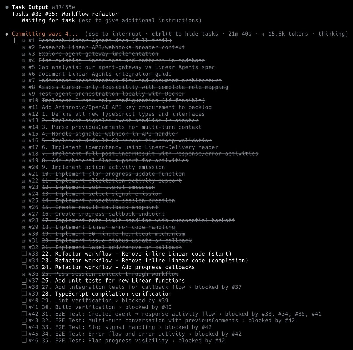 CC Mirror dependency tasks