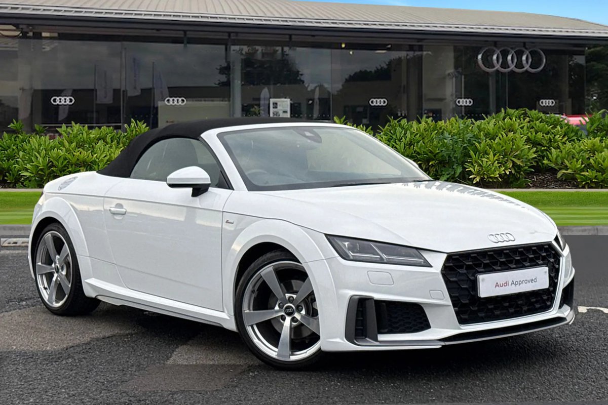Carlisle Audi is pleased to introduce this Audi TT Roadster S line, finished in the eye catching Ibis White.

👉swanswaygarages.com/vehicle-detail…