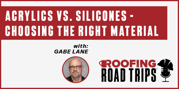 HJEllsworth's tweet image. Join us for today’s featured #RoofingRoadTrips as we welcome Gabe Lane - Acrylics vs. Silicones – Choosing the Right Material

Listen Today
ow.ly/shCJ50XQL0q

#CertainTeedRoofing #RoofersCoffeeShop #RoofingPodcasts #RoofingProfessionals #RoofingContractors #RoofingIndustry