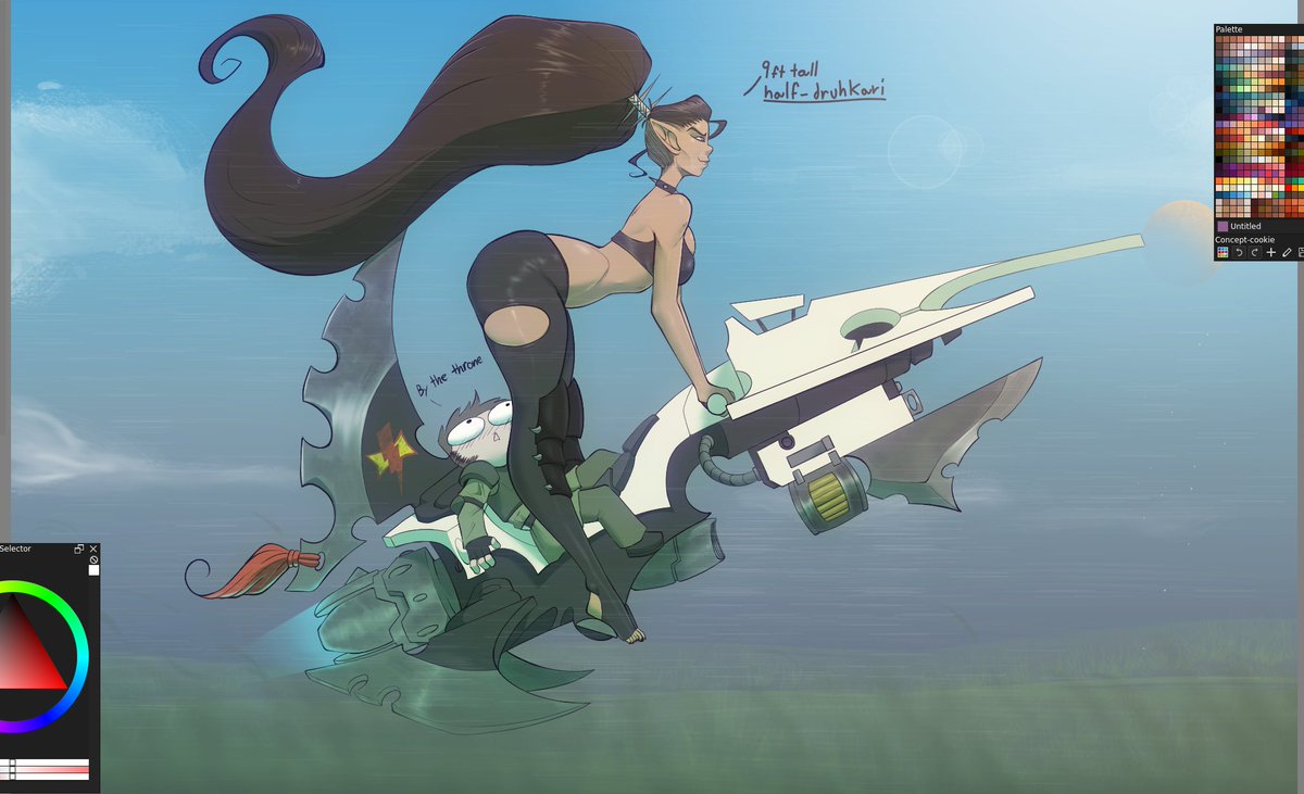 TheWillowFox22's tweet image. i like coming back to stuff later and improving it