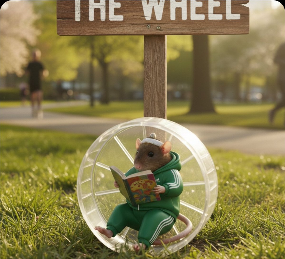 RatOnTheWheel's tweet photo. Another day, another vibe. 

Good morning. $Rat on the wheel.

Ca: E84mwPtwAUbyW8NjgSPHSBSscE6JYiUYxhDvpuSjpump https://t.co/NAwuLDZw4g