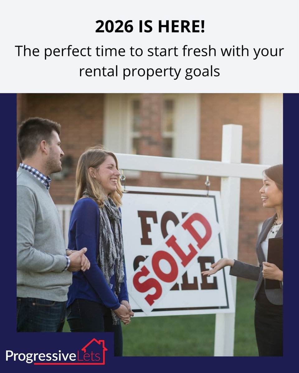 ProgressiveLets's tweet image. 2026 is here — the perfect time to start fresh with your rental property goals. Whether you’re thinking of letting, renting, or finding a new home, Progressive Lets is here to make it smooth, simple, and stress-free.

Book a free valuation here: progressivelets.co.uk/property-valua…