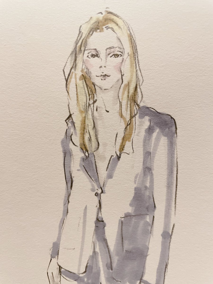 今日もささっとモードデッサン。 プロンプトジェネレーターに