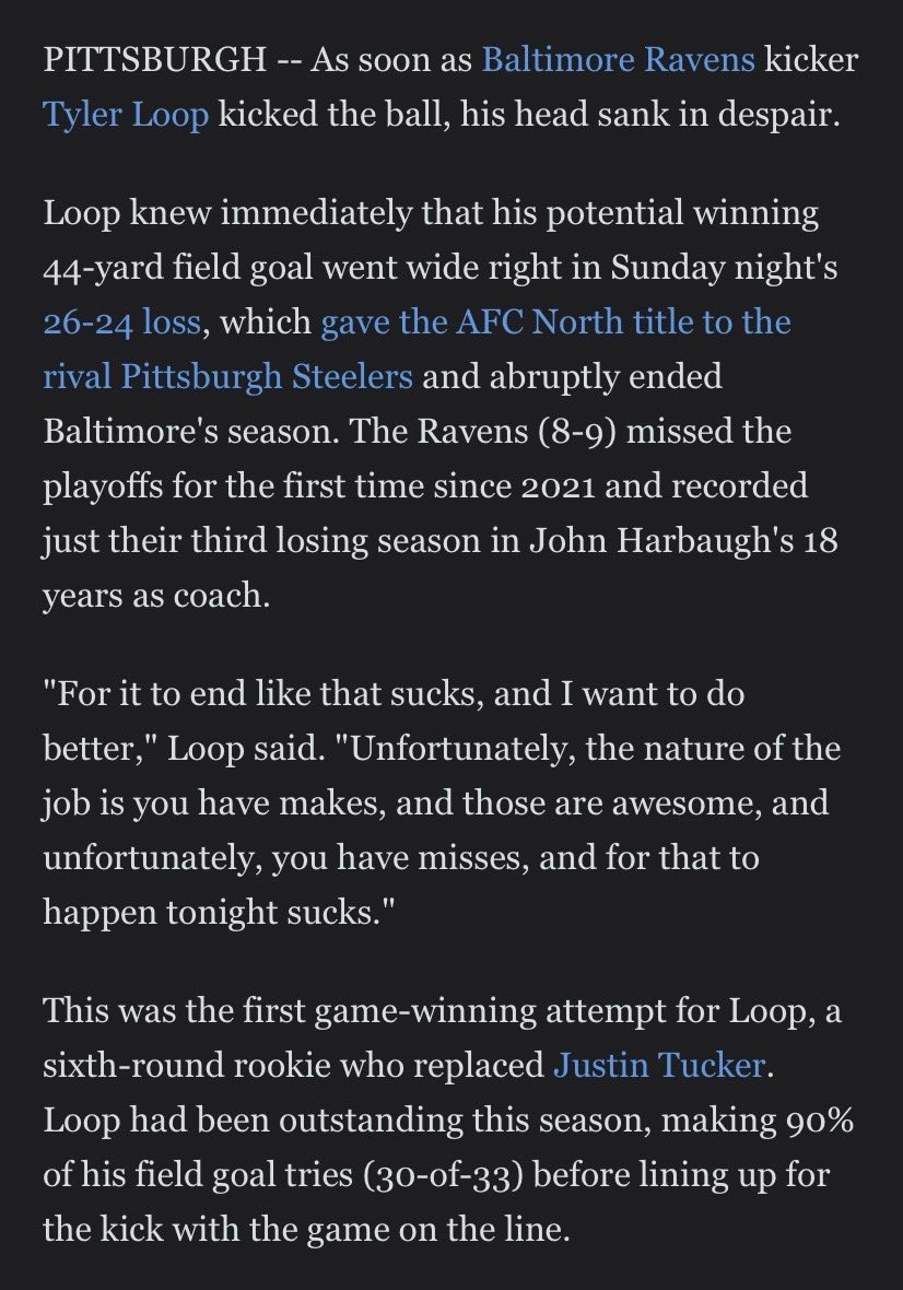 SPORTS_PRIMERO's tweet image. #NFL | #RavensFlock | #TylerLoop