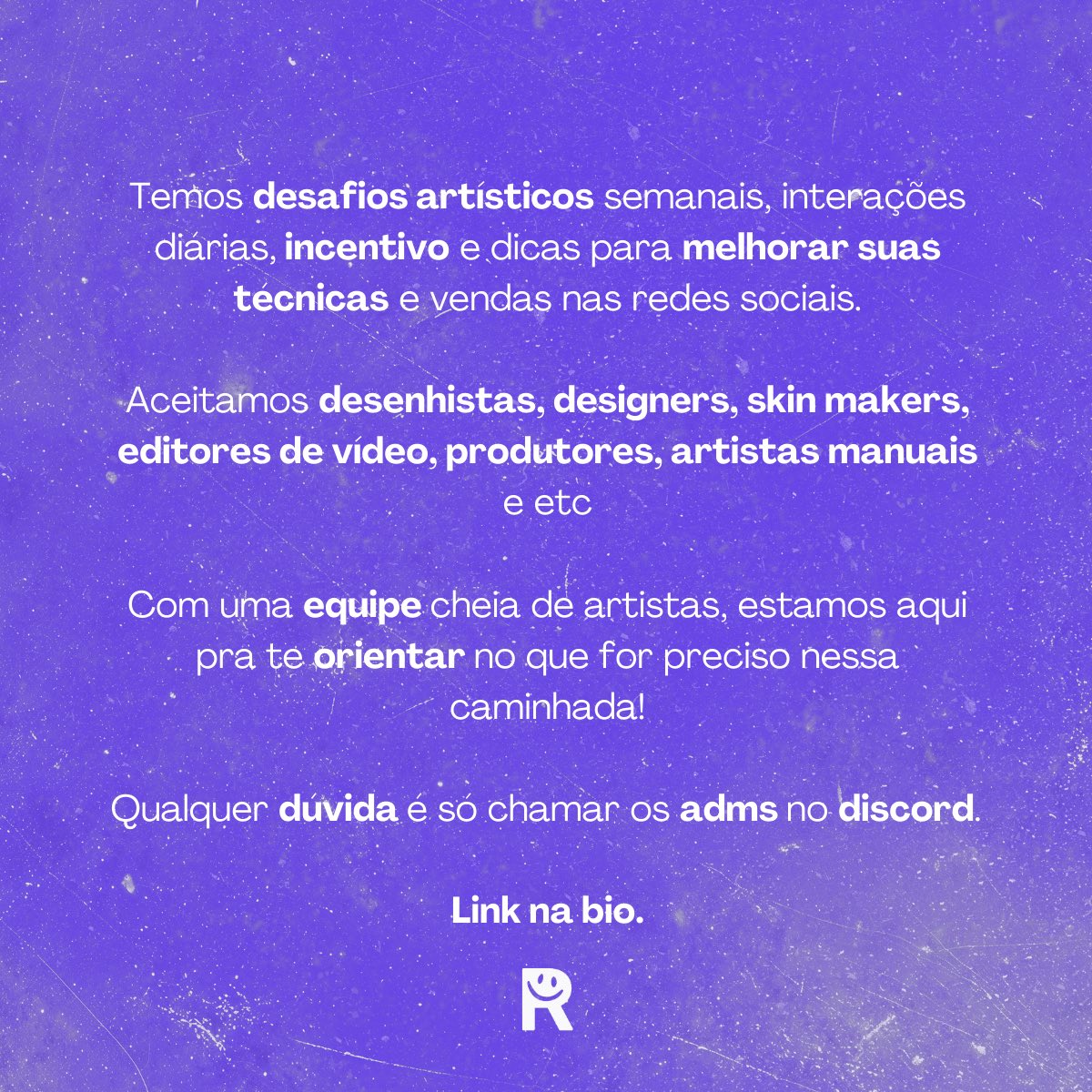 CiaRabisco's tweet photo. 🎨 | Está procurando um servidor DE ARTISTAS no DISCORD? Está no lugar certo! 

Estamos aqui para te RECEBER para que a sua experiência com a arte seja cada vez melhor. 

— Use a hashtag #CiaRabisco para fazer suas postagens aqui, que estaremos interagindo com todoss 💛 https://t.co/6LHSN34qvp