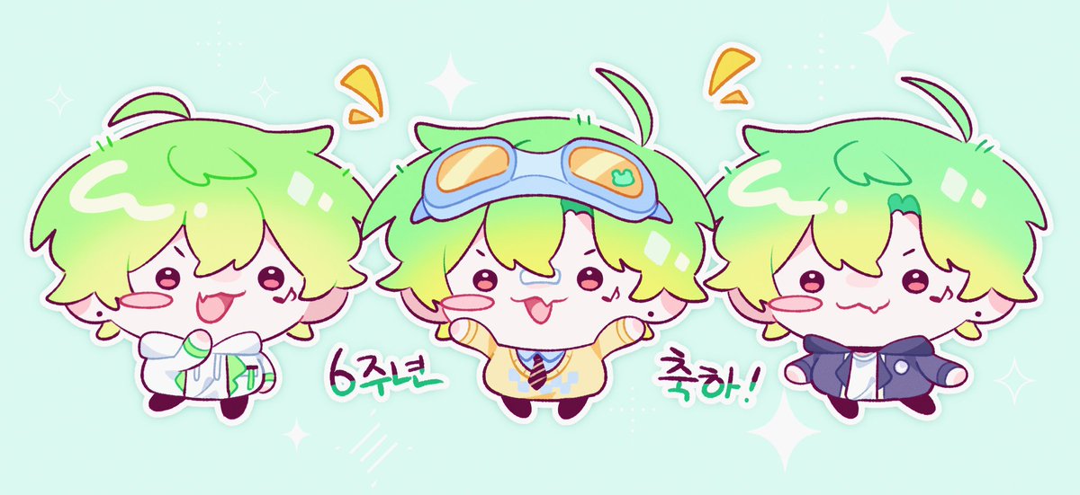 #Byul_Art
6주년~!! 축하합니다🎉💚🎉!!!!!
언제나 응원할게요!