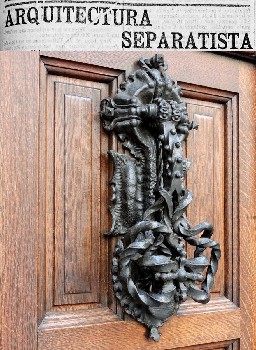 Antoni Gaudí era "separatista?"

Doncs segons diu un espanyolot que vivia a Barcelona l'any 1907... sí: Gaudí era un "asqueroso" separatista. I ho justificava tot parlant d'aquest picaporta de la Casa Calvet, on un símbol català n'esclafa un de castellà. Com va la cosa? Fil 😍