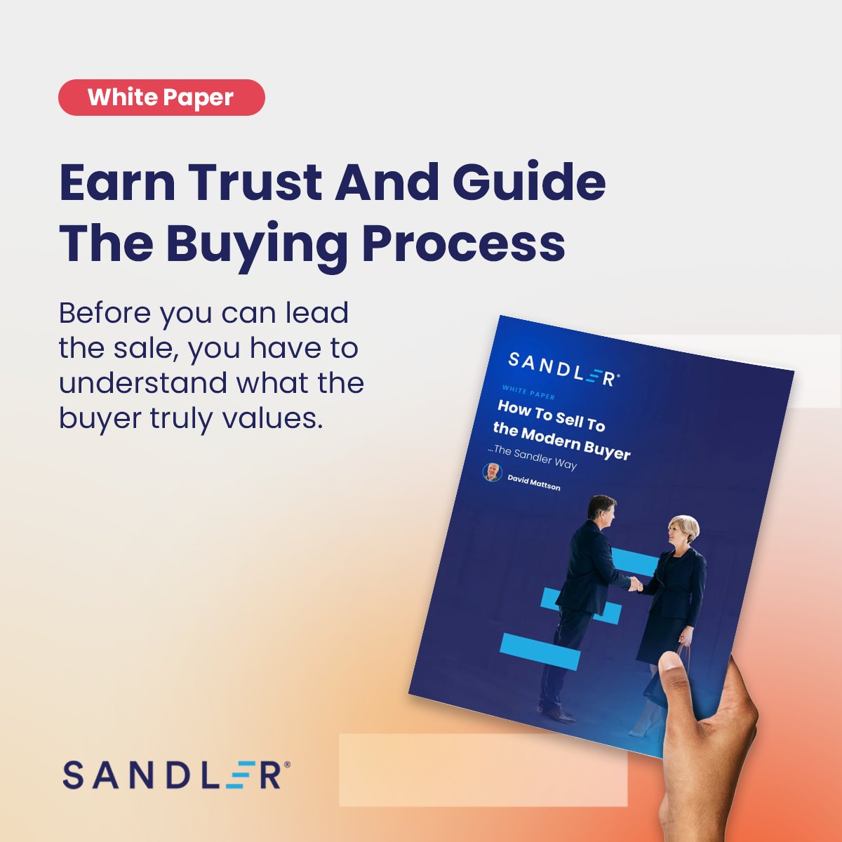 SandlerTraining's tweet image. Modern buyers are more critical and research-driven. 🔍

Learn how to build trust, uncover needs, and guide the sale confidently with this white paper.

🔗 Download your copy now: info.sandler.com/marketing-site…

#SalesTraining #SandlerTraining