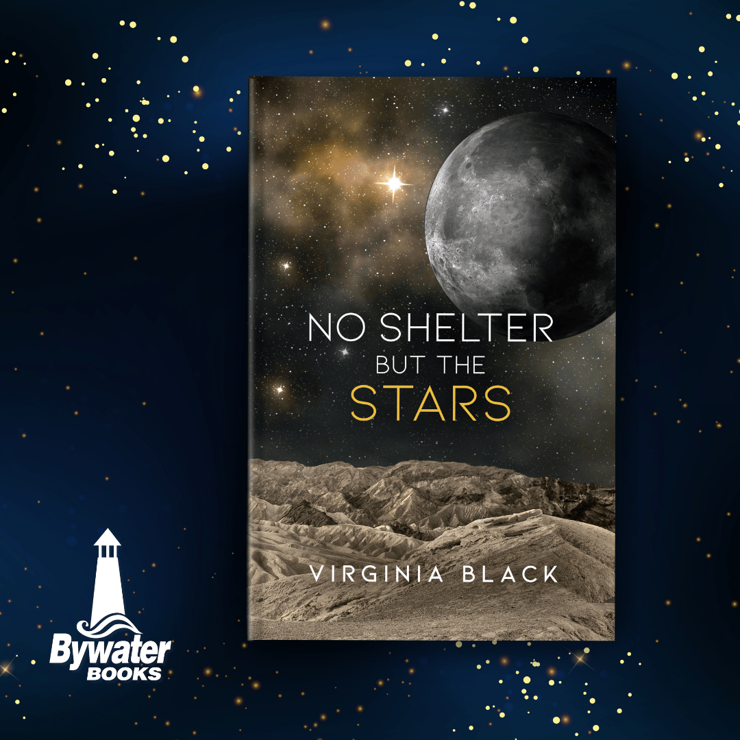 🏳️‍🌈📚📣
Big cheers to NO SHELTER BUT THE STARS by @VirginiaBlackWrites for making the Independent Publishers of New England Book Awards shortlist!
👏👏👏👏👏👏👏

#SapphicBooks #SapphicSciFi #LGBTQBooks #QueerLit #QueerSciFi